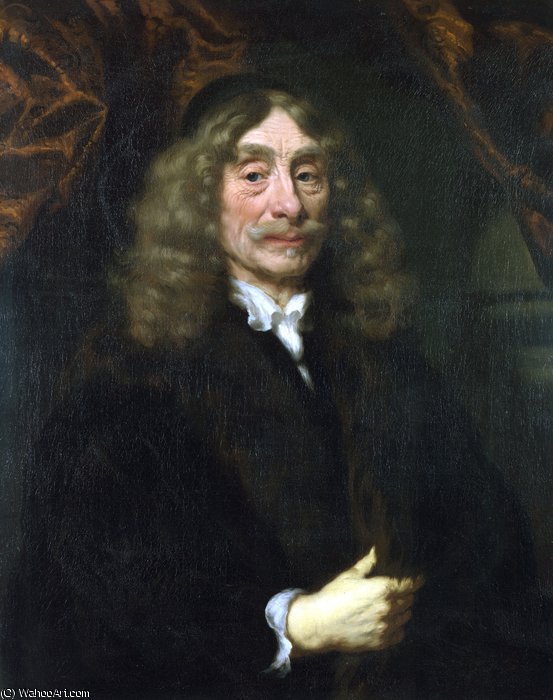 WikiOO.org - 백과 사전 - 회화, 삽화 Nicolaes Maes - Portrait of Jan de Reus