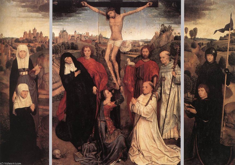 Wikioo.org - The Encyclopedia of Fine Arts - Painting, Artwork by Hans Memling - early - Triptych of Jan Crabbe