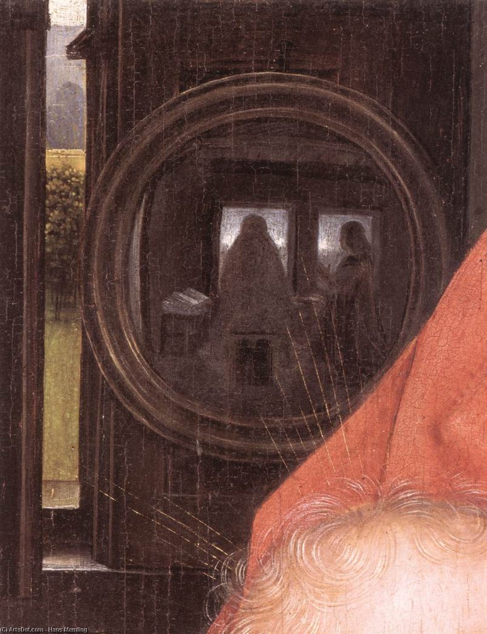 Wikioo.org - The Encyclopedia of Fine Arts - Painting, Artwork by Hans Memling - late - Diptych of Maarten Nieuwenhove (detail)