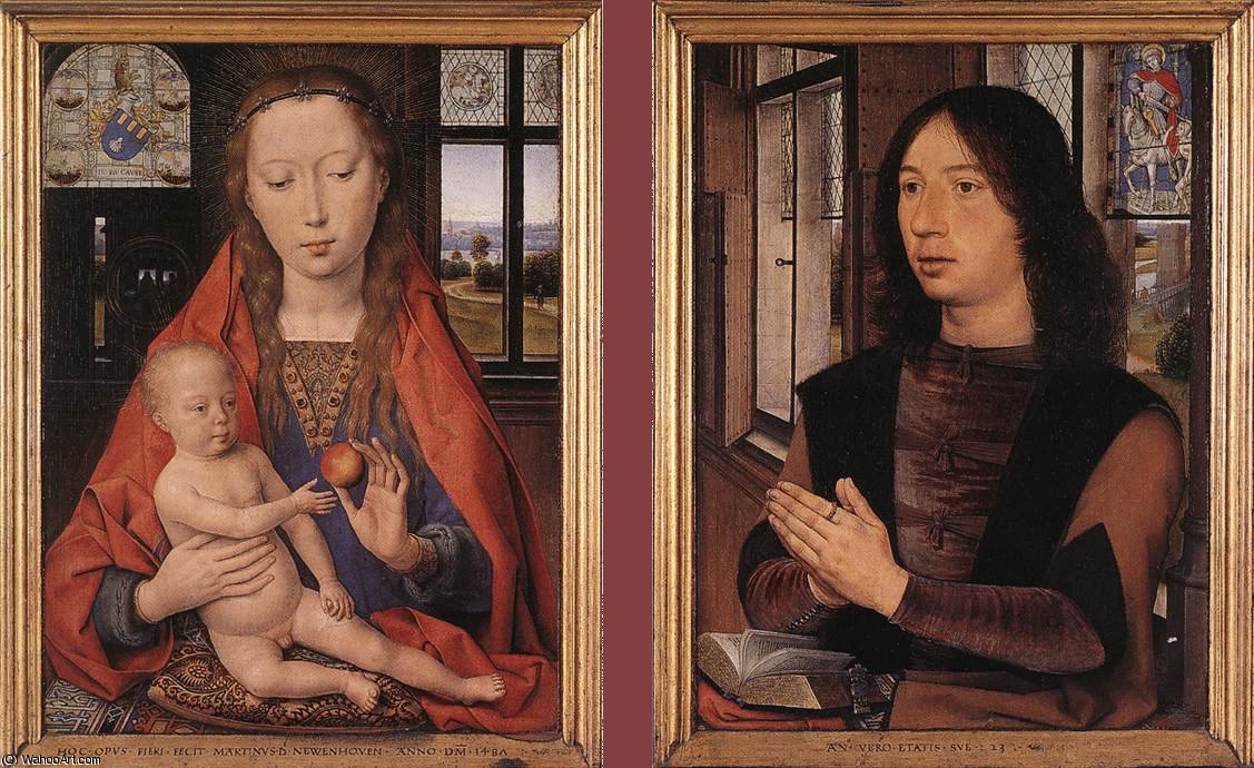 Wikioo.org - The Encyclopedia of Fine Arts - Painting, Artwork by Hans Memling - late - Diptych of Maarten Nieuwenhove