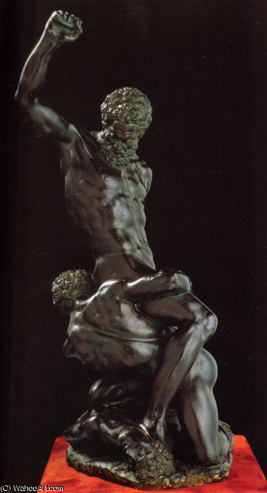 Wikioo.org - Die Enzyklopädie bildender Kunst - Malerei, Kunstwerk von Michelangelo Buonarroti - Samson und zwei Banausen
