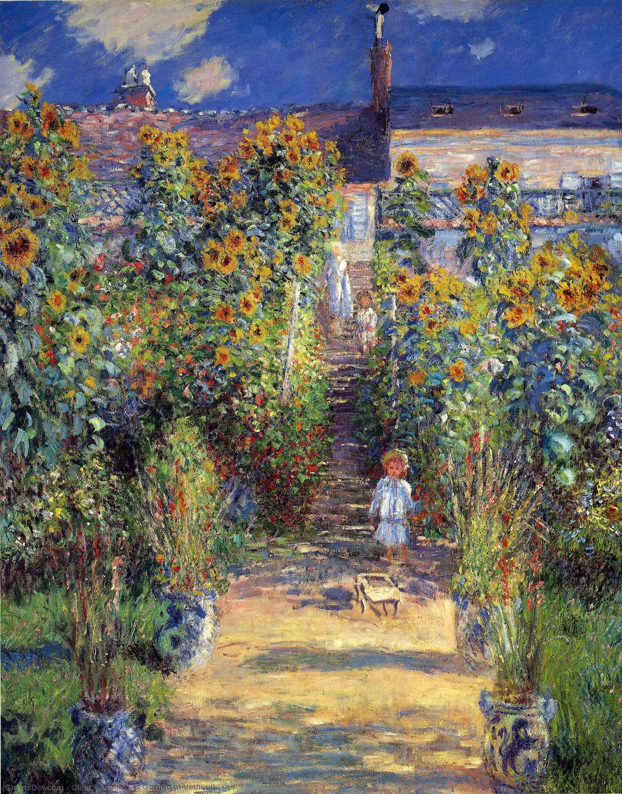 Wikioo.org - The Encyclopedia of Fine Arts - Painting, Artwork by Claude Monet - 's Garden at Vetheuil