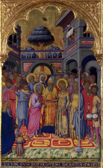 WikiOO.org – 美術百科全書 - 繪畫，作品 Niccolò Di Buonaccorso - 圣母的婚礼