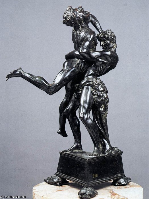 WikiOO.org - 백과 사전 - 회화, 삽화 Antonio Del Pollaiuolo - Hercules and Anteus