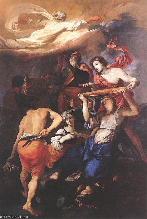 WikiOO.org - Encyclopedia of Fine Arts - Lukisan, Artwork Pierre Puget - The Sacrifice of Noah