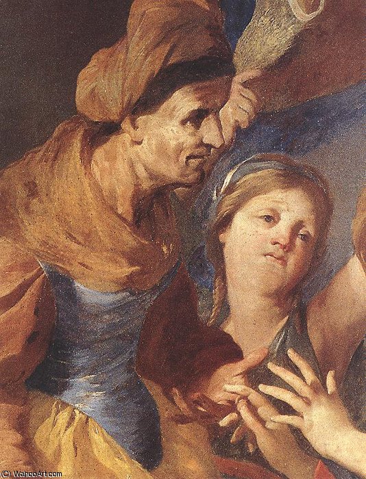 Wikioo.org - The Encyclopedia of Fine Arts - Painting, Artwork by Pierre Puget - The Visitation (detail)
