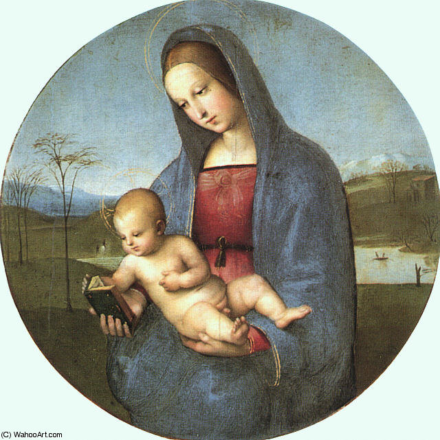 WikiOO.org - Enciclopedia of Fine Arts - Pictura, lucrări de artă Raphael (Raffaello Sanzio Da Urbino) - Conestabile madonna