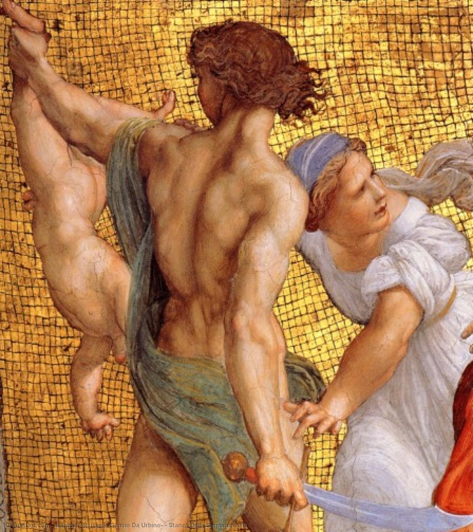 Wikioo.org - The Encyclopedia of Fine Arts - Painting, Artwork by Raphael (Raffaello Sanzio Da Urbino) - Stanza Della Segnatura d10