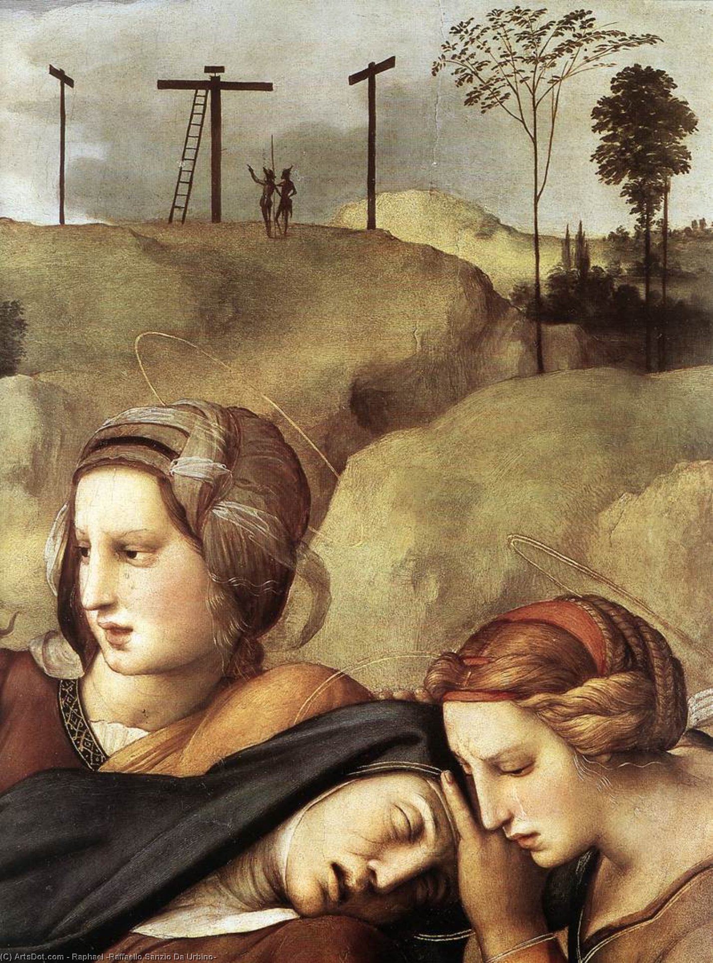 WikiOO.org – 美術百科全書 - 繪畫，作品 Raphael (Raffaello Sanzio Da Urbino) - 该窀穸（详细）
