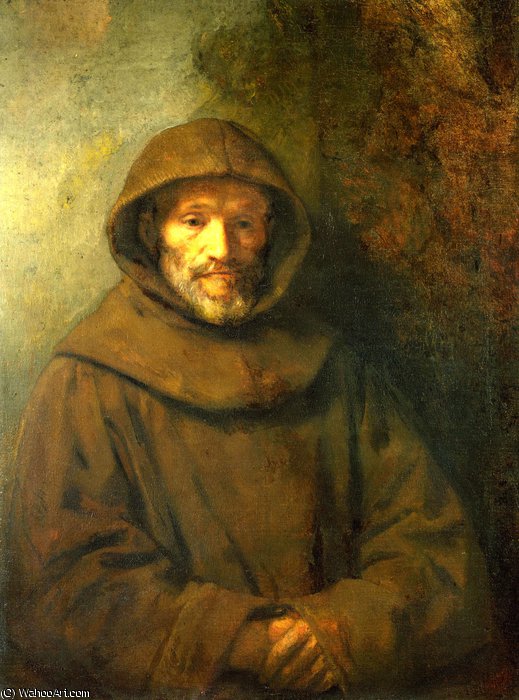 Wikioo.org - The Encyclopedia of Fine Arts - Painting, Artwork by Rembrandt Van Rijn - A franciscan friar