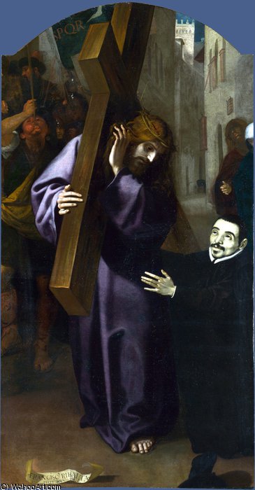 Wikioo.org - The Encyclopedia of Fine Arts - Painting, Artwork by Francisco Ribalta - The Vision of Father Simón