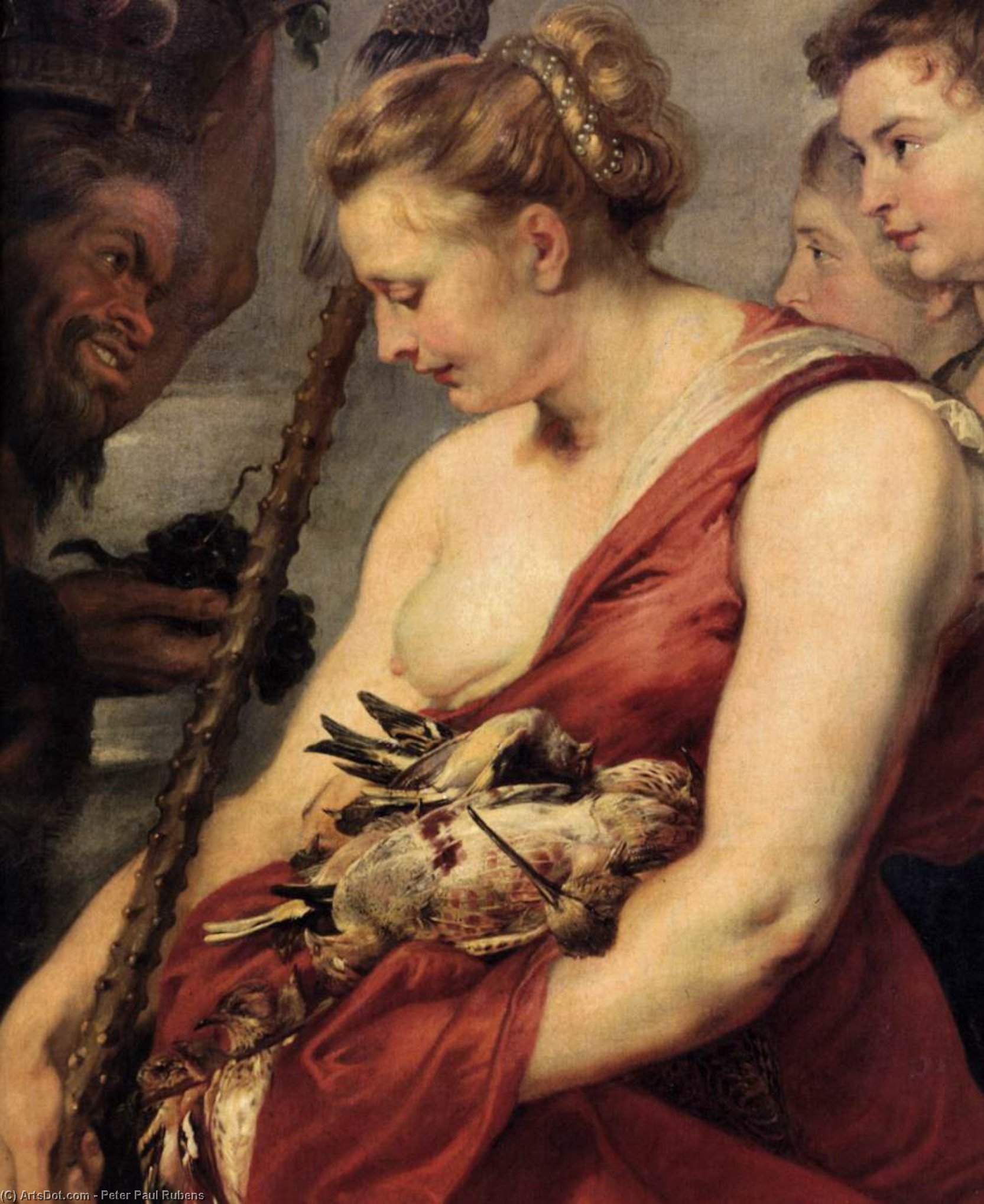 Wikioo.org - The Encyclopedia of Fine Arts - Painting, Artwork by Peter Paul Rubens - Diana Returning from Hunt (detail)