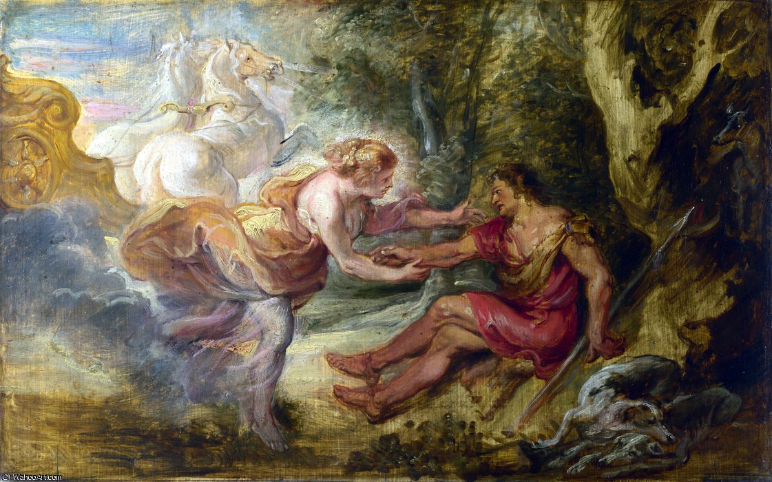 Wikioo.org - The Encyclopedia of Fine Arts - Painting, Artwork by Peter Paul Rubens - Aurora abducting Cephalus