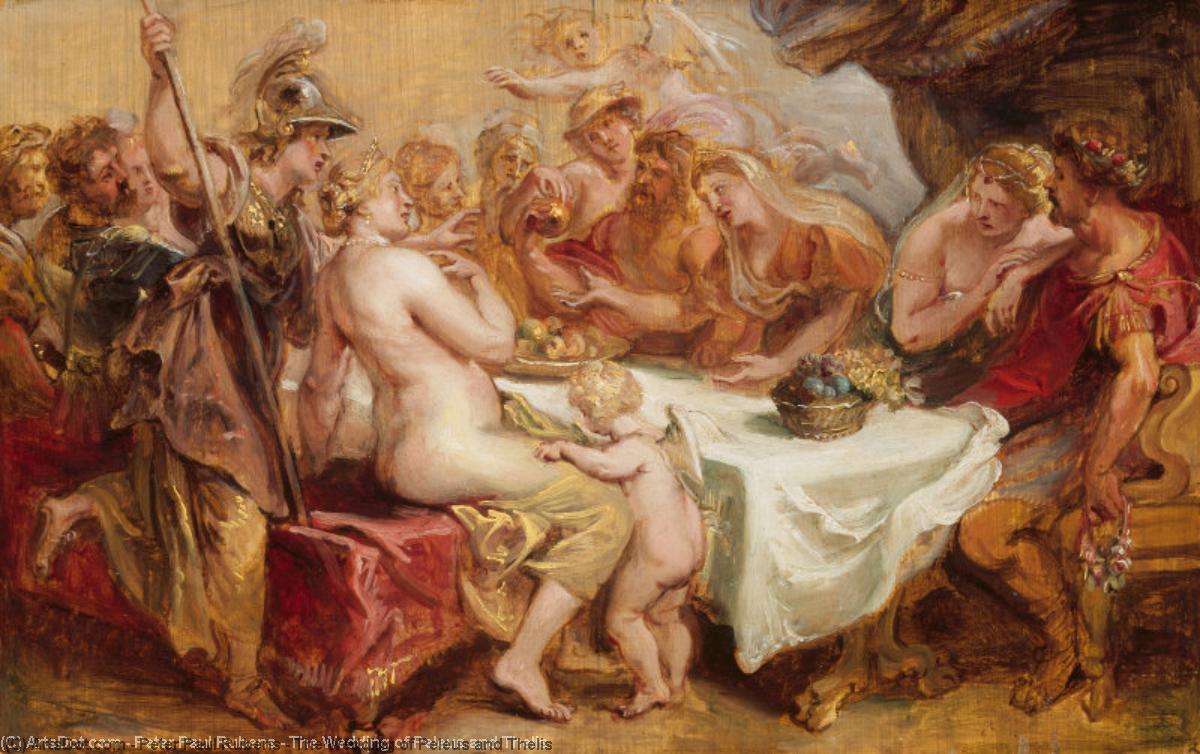 WikiOO.org - Encyclopedia of Fine Arts - Maľba, Artwork Peter Paul Rubens - The Wedding of Peleus and Thelis