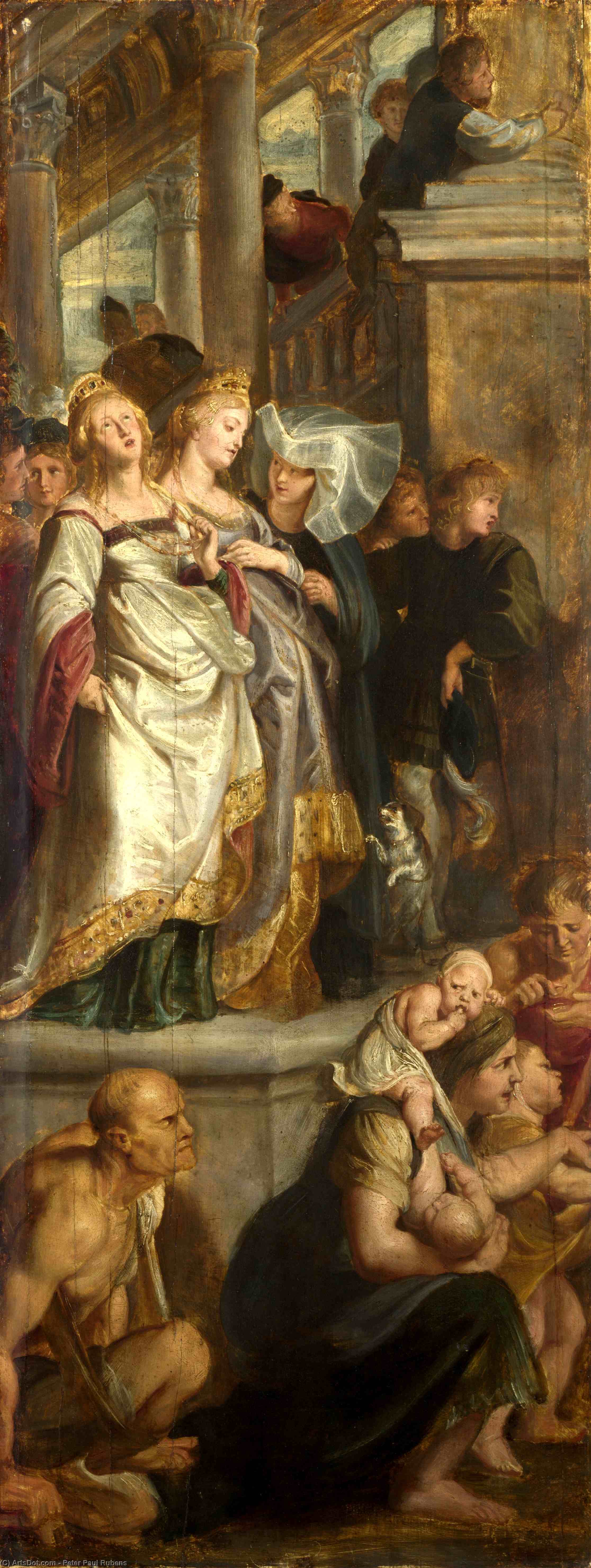 Wikioo.org - Bách khoa toàn thư về mỹ thuật - Vẽ tranh, Tác phẩm nghệ thuật Peter Paul Rubens - Three female witnesses