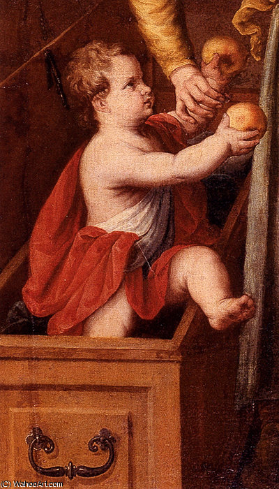 Wikioo.org - The Encyclopedia of Fine Arts - Painting, Artwork by Juan Van Der Hamen Y Leon - The Miracle of Saint Francis d