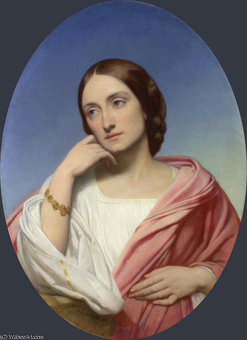 Wikioo.org - The Encyclopedia of Fine Arts - Painting, Artwork by Ary Scheffer - Mrs robert hollond