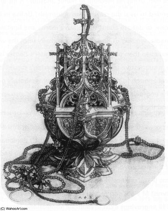 Wikioo.org - The Encyclopedia of Fine Arts - Painting, Artwork by Martin Schongauer - Censer