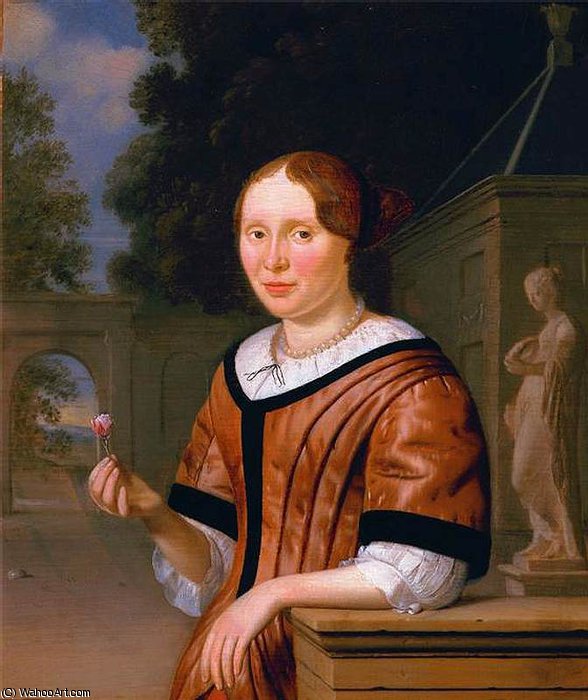 Wikioo.org – La Enciclopedia de las Bellas Artes - Pintura, Obras de arte de Hans Speckaert - Retrato de una dama