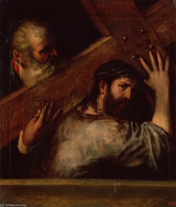 WikiOO.org – 美術百科全書 - 繪畫，作品 Tiziano Vecellio (Titian) - 刘铭传的十字架