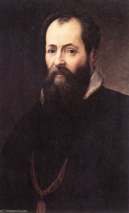 WikiOO.org - Encyclopedia of Fine Arts - Maľba, Artwork Giorgio Vasari - Self-portrait (detail)