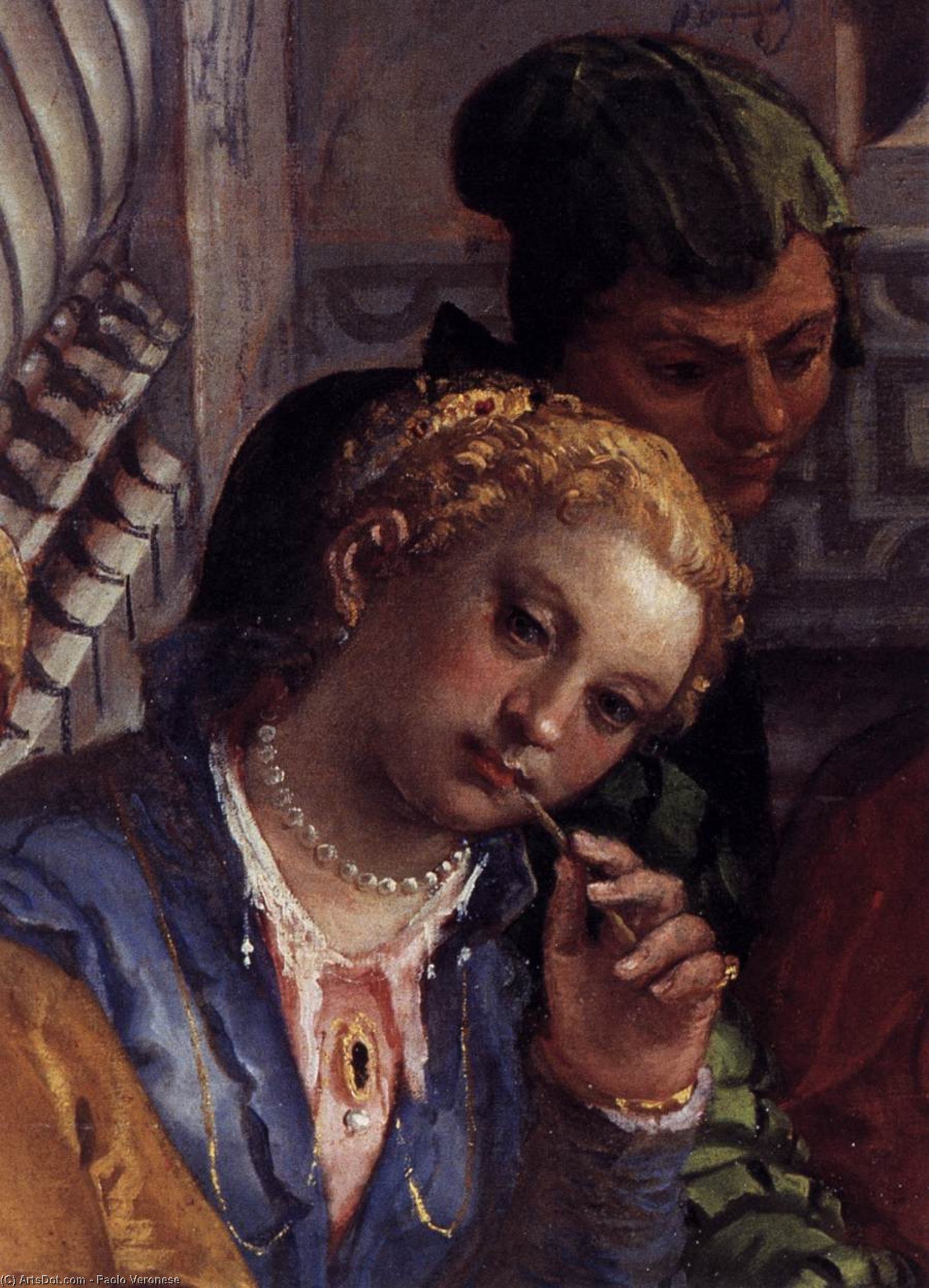 WikiOO.org - Enciklopedija dailės - Tapyba, meno kuriniai Paolo Veronese - The Wedding at Cana (detail)3