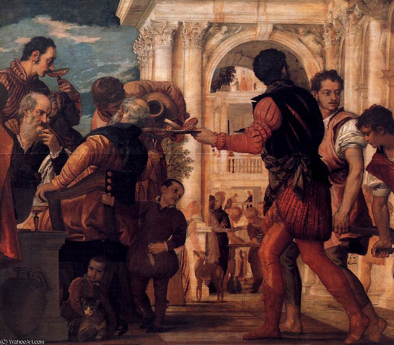 WikiOO.org - Encyclopedia of Fine Arts - Maalaus, taideteos Paolo Veronese - Wedding at Cana (detail)3
