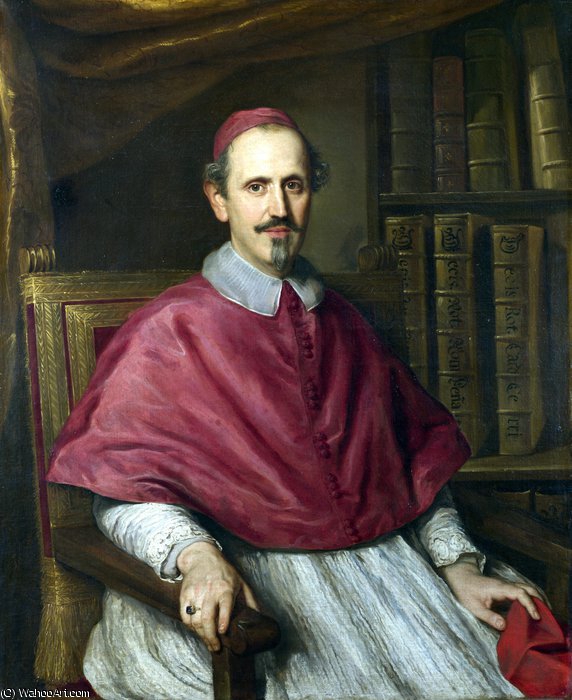 Wikioo.org - สารานุกรมวิจิตรศิลป์ - จิตรกรรม Jacob Ferdinand Voet - Cardinal carlo cerri