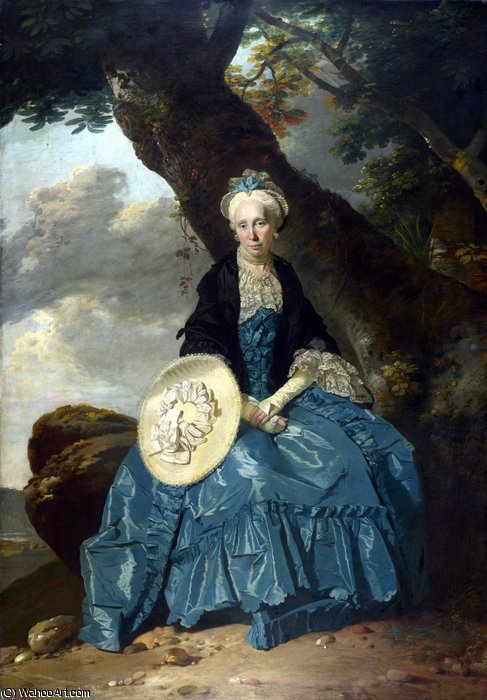 WikiOO.org - Encyclopedia of Fine Arts - Maalaus, taideteos Johann Zoffany - Mrs oswald