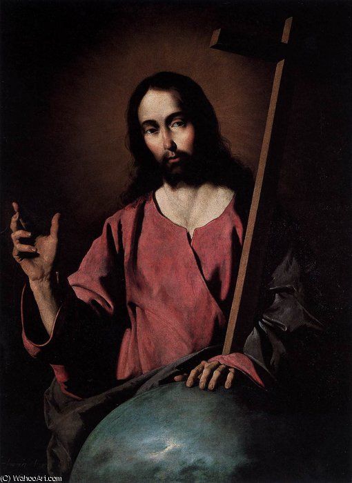 Wikioo.org - The Encyclopedia of Fine Arts - Painting, Artwork by Francisco Zurbaran - Christ blessing