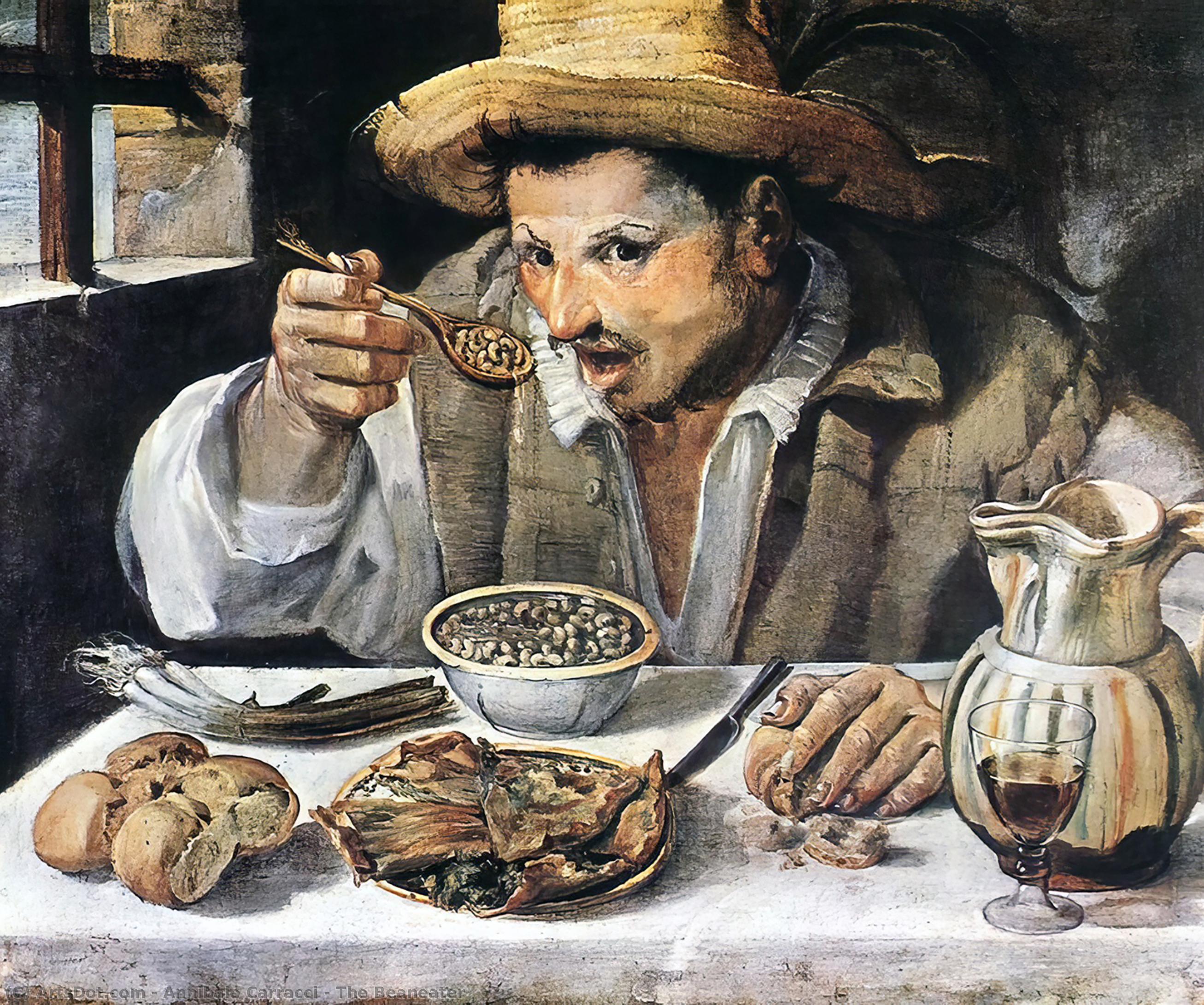 Wikioo.org - The Encyclopedia of Fine Arts - Painting, Artwork by Annibale Carracci - The Beaneater
