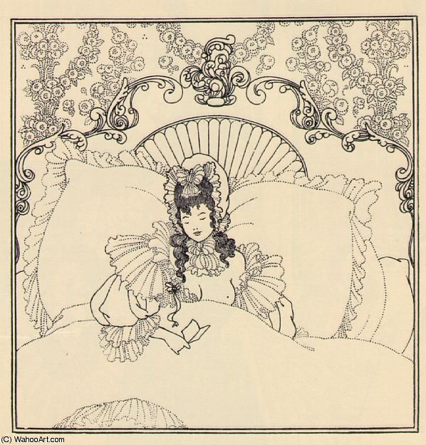 Wikioo.org - The Encyclopedia of Fine Arts - Painting, Artwork by Aubrey Vincent Beardsley - Billet doux