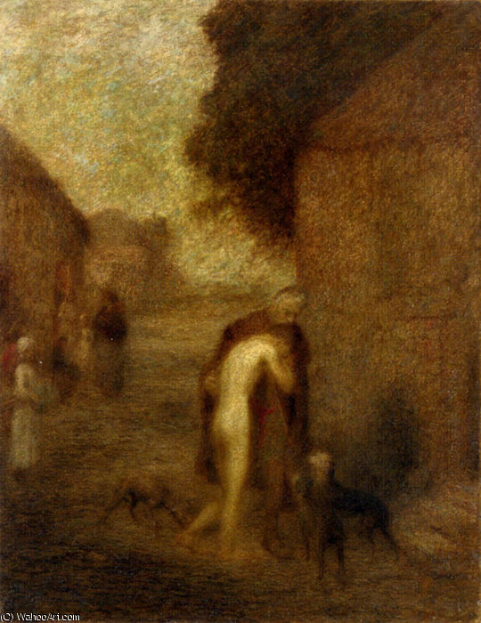 WikiOO.org - Encyclopedia of Fine Arts - Lukisan, Artwork Edward William Stott - The prodigal son
