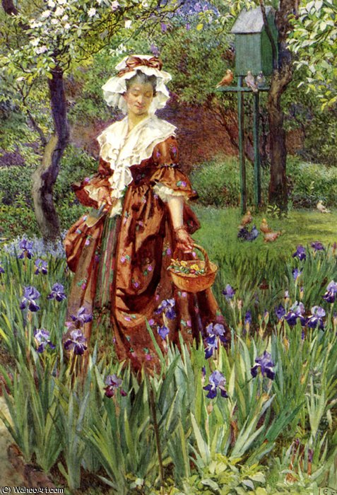 Wikioo.org - The Encyclopedia of Fine Arts - Painting, Artwork by Eleanor Fortescue Brickdale - Madame placid