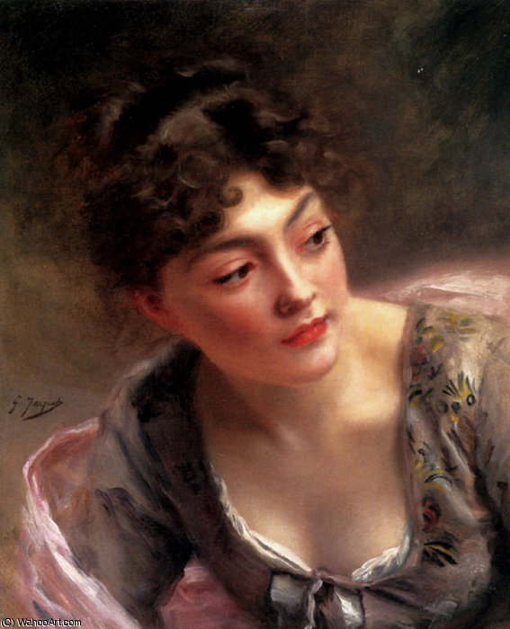 Wikioo.org - The Encyclopedia of Fine Arts - Painting, Artwork by Gustave Jean Jacquet - A quick glance