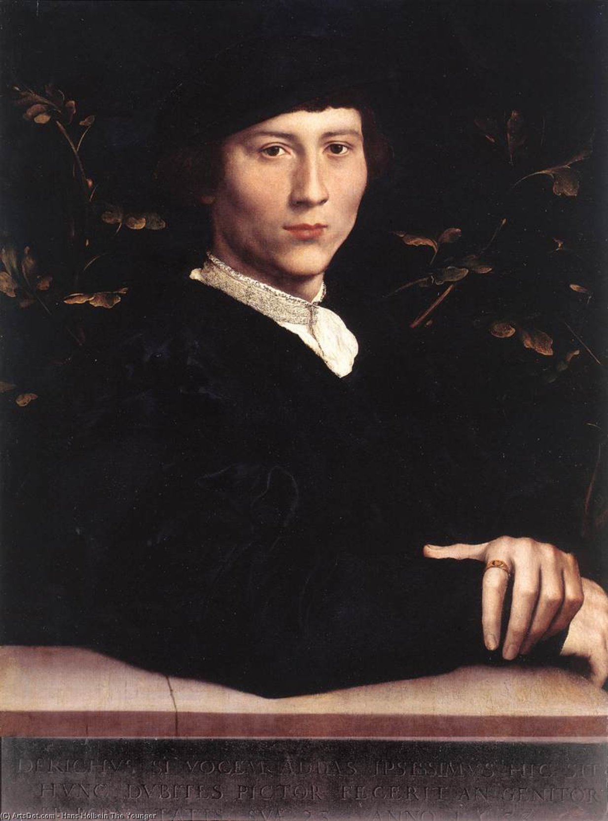 WikiOO.org - Encyclopedia of Fine Arts - Maľba, Artwork Hans Holbein The Younger - Portrait of Derich Born