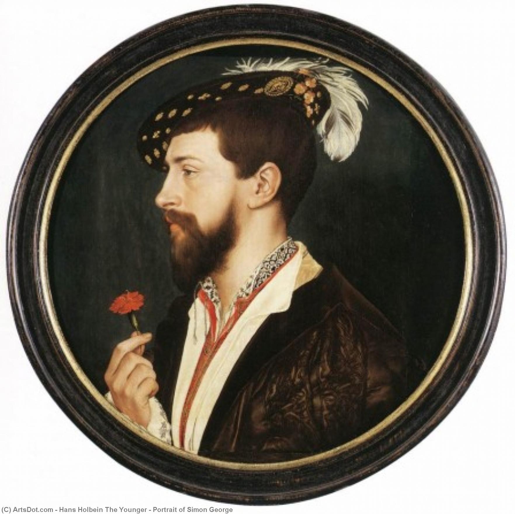 Wikioo.org – L'Enciclopedia delle Belle Arti - Pittura, Opere di Hans Holbein The Younger - Ritratto Simon Giorgio