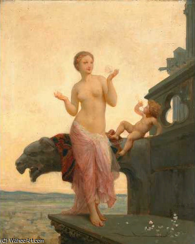 Wikioo.org – L'Encyclopédie des Beaux Arts - Peinture, Oeuvre de Henri Pierre Picou - Ange de  amour