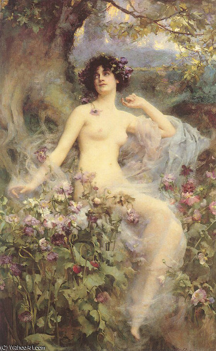 WikiOO.org - Encyclopedia of Fine Arts - Schilderen, Artwork Henrietta Rae - Songs of the Morning