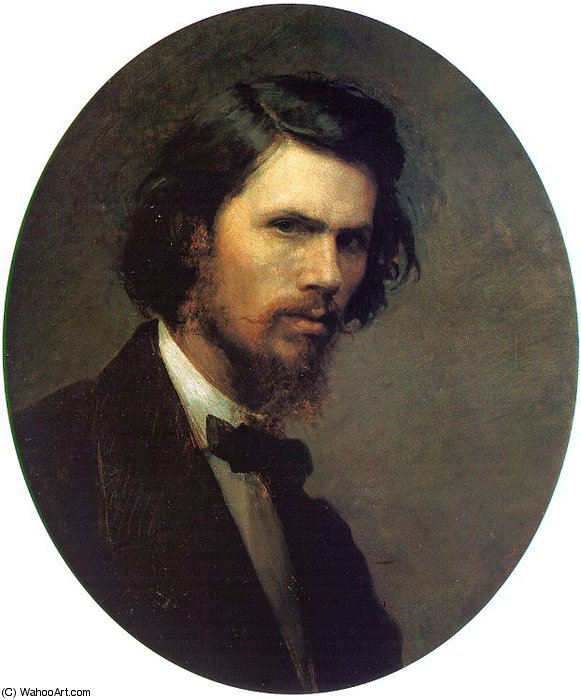 WikiOO.org - Encyclopedia of Fine Arts - Schilderen, Artwork Ivan Nikolaevich Kramskoy - Self portrait