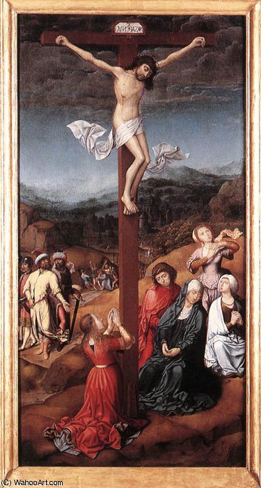 WikiOO.org - Encyclopedia of Fine Arts - Maalaus, taideteos Jan Provoost - Crucifixion