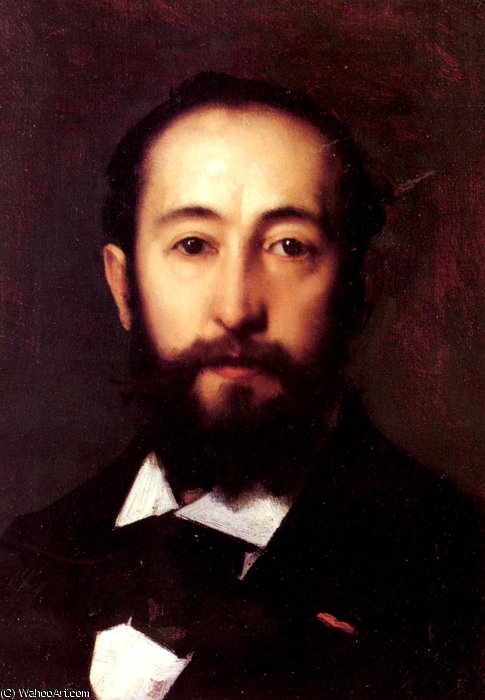 Wikioo.org - The Encyclopedia of Fine Arts - Painting, Artwork by Jean Jacques Henner - Portrait_D-Homme