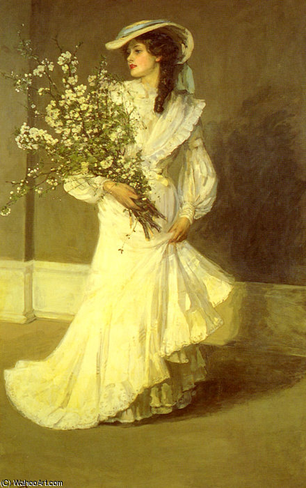 Wikioo.org - The Encyclopedia of Fine Arts - Painting, Artwork by John Lavery - spring
