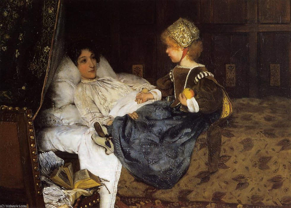 Wikioo.org – L'Encyclopédie des Beaux Arts - Peinture, Oeuvre de Lawrence Alma-Tadema - Toujours bienvenu