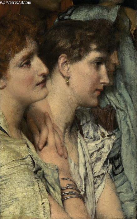 WikiOO.org - 백과 사전 - 회화, 삽화 Lawrence Alma-Tadema - Sir lawrence an audience