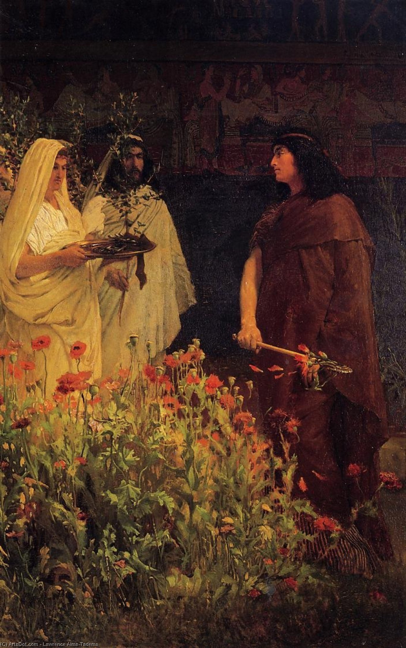 Wikioo.org - The Encyclopedia of Fine Arts - Painting, Artwork by Lawrence Alma-Tadema - Tarquinius superbus