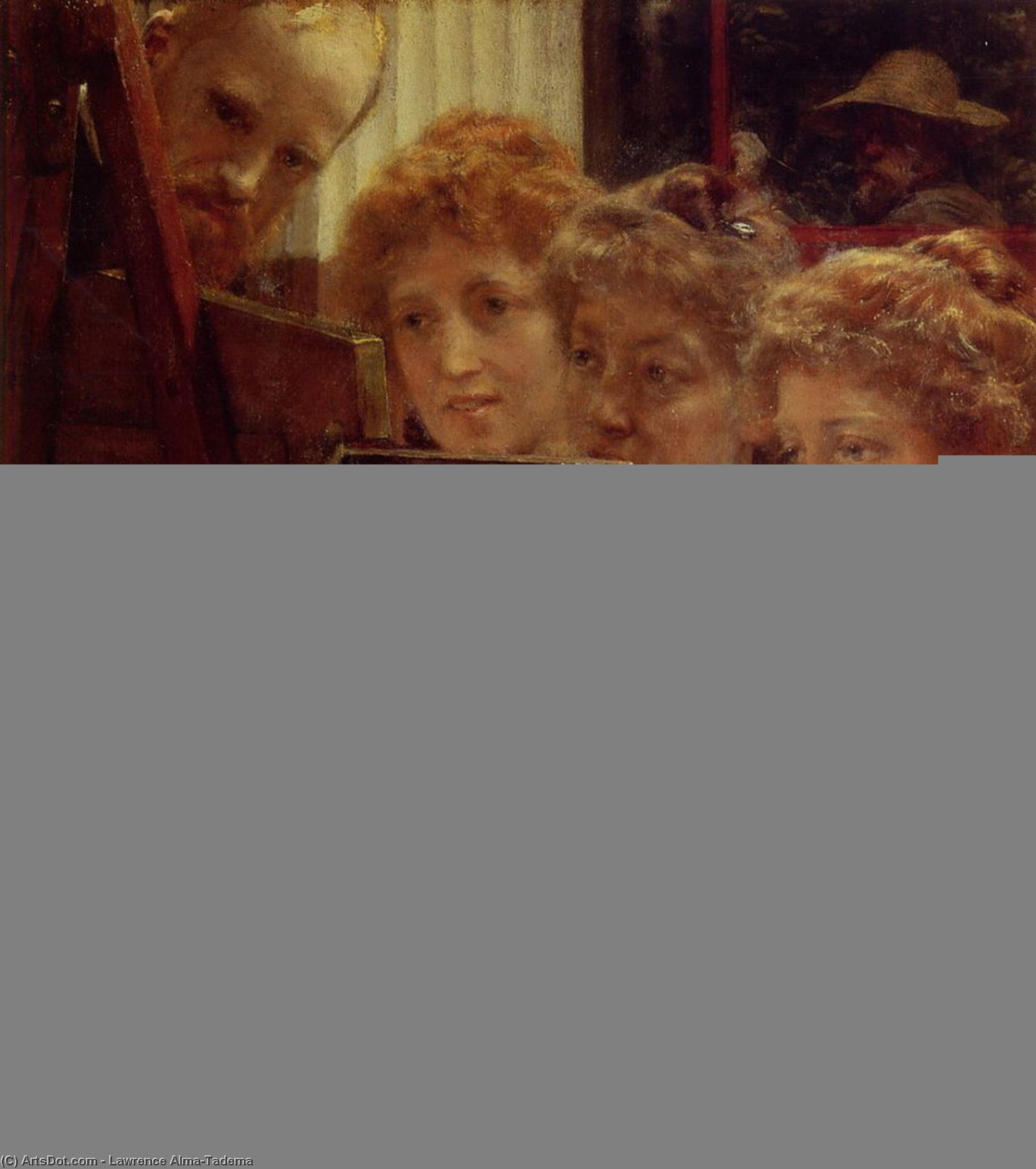Wikioo.org - Die Enzyklopädie bildender Kunst - Malerei, Kunstwerk von Lawrence Alma-Tadema - der familie gruppe