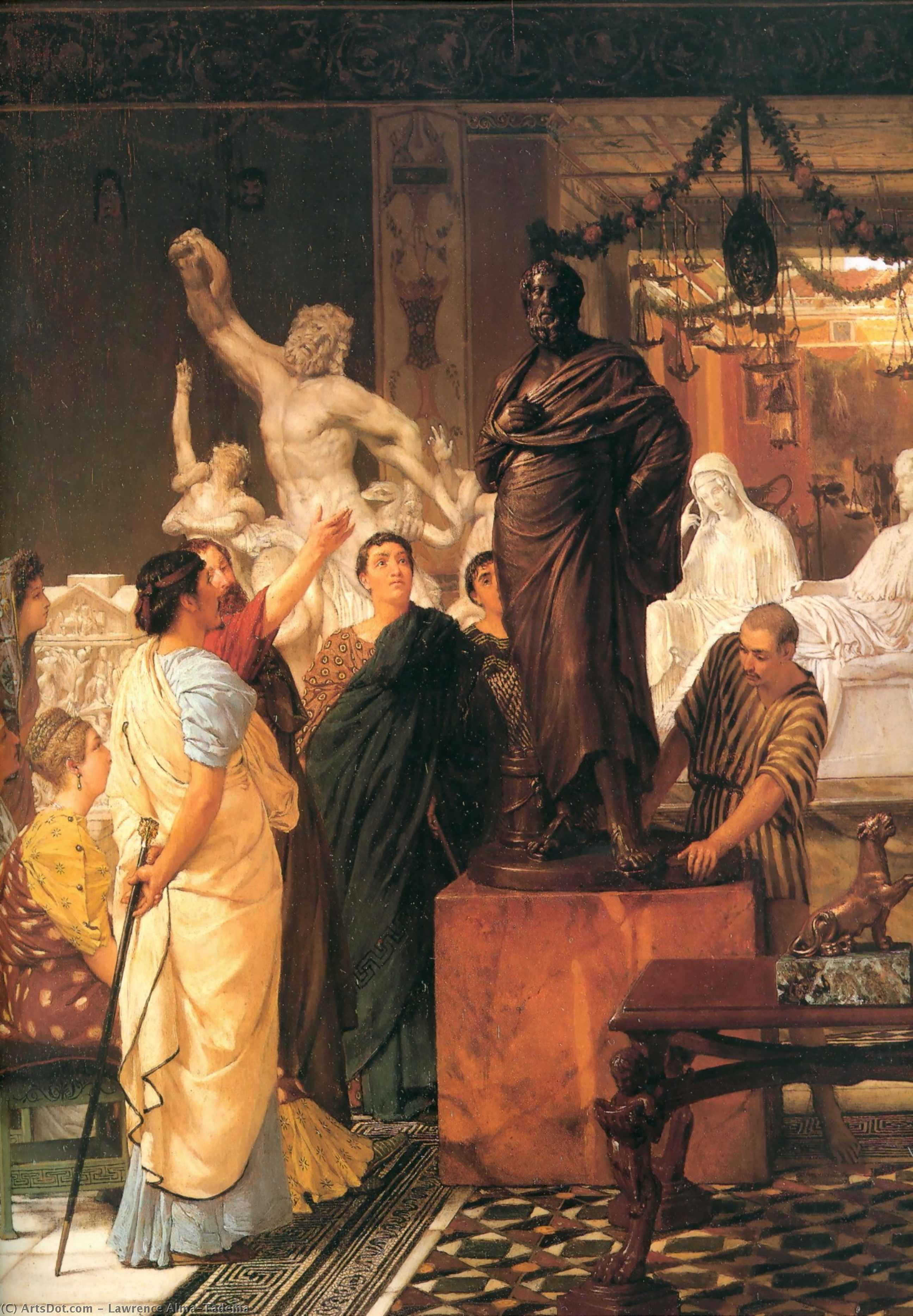 Wikioo.org - The Encyclopedia of Fine Arts - Painting, Artwork by Lawrence Alma-Tadema - A sculpture gallery