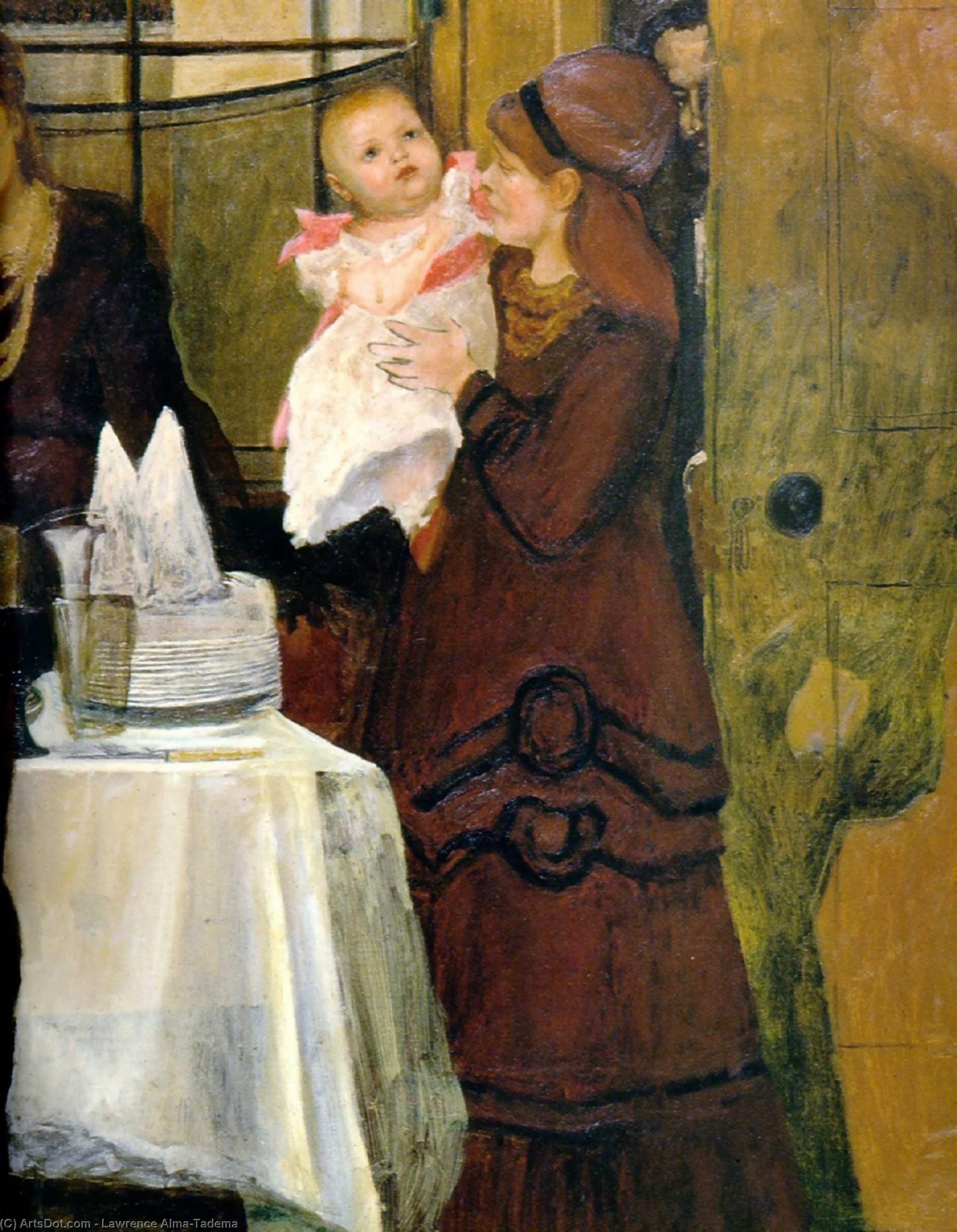 Wikioo.org - Bách khoa toàn thư về mỹ thuật - Vẽ tranh, Tác phẩm nghệ thuật Lawrence Alma-Tadema - The epps family screen
