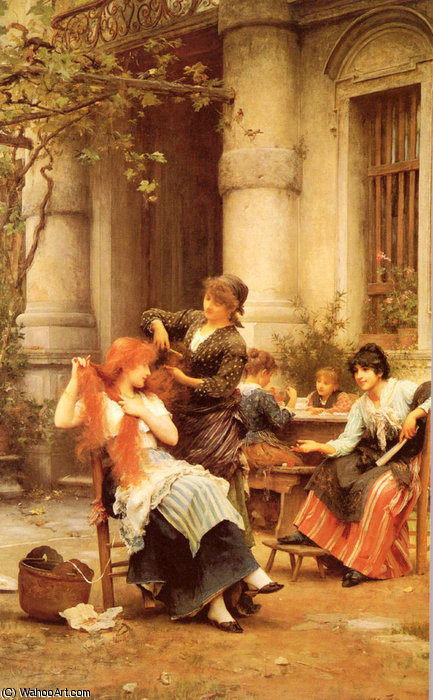 Wikioo.org - The Encyclopedia of Fine Arts - Painting, Artwork by Samuel Luke Fildes - Sir luke alfresco